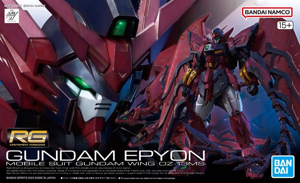 Gundam Epyon #38 - Bandai Namco (Gundam RG) action figure collectible [Barcode 4573102654427] - Main Image 2