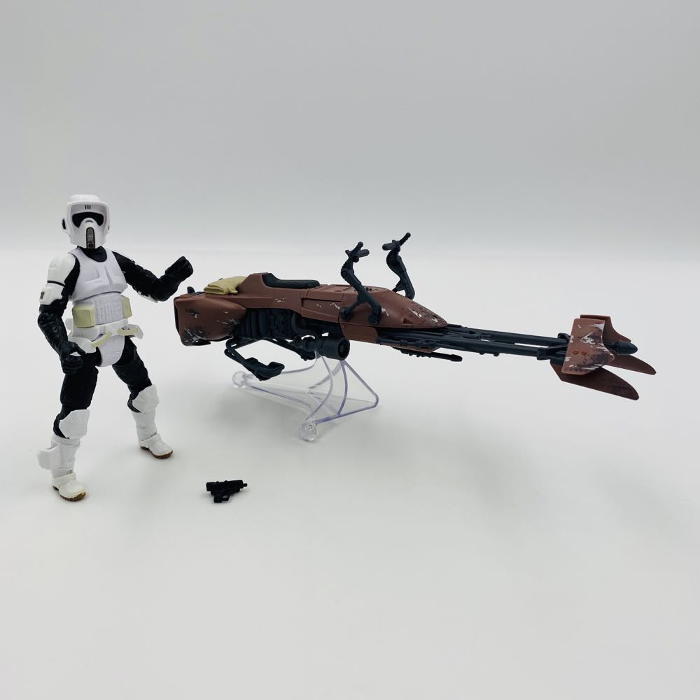 Star Wars: Biker Scout/Scout Trooper - Hasbro (Epic World of Action) action figure collectible - Main Image 2