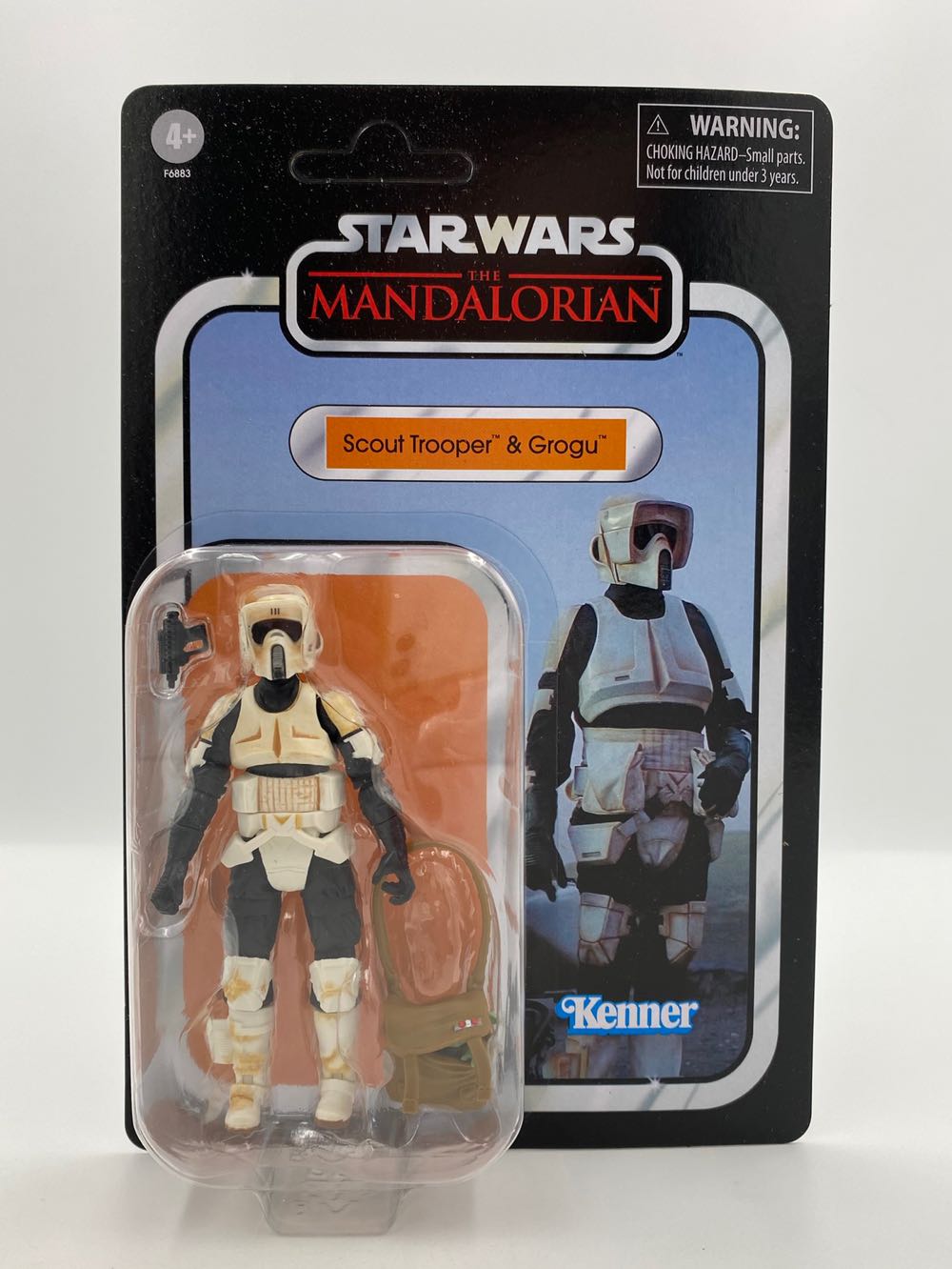 Star Wars: Biker Scout/Scout Trooper & Grogu - Kenner (Hasbro) (The Vintage Collection VC289) action figure collectible - Main Image 3