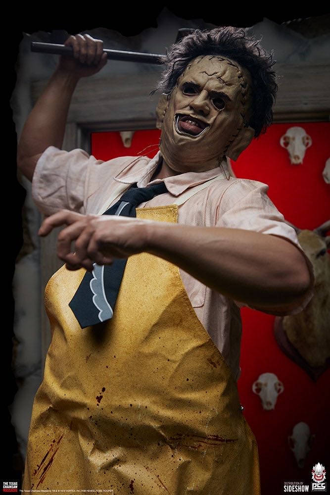 Leatherface “Killing Mask” (The Texas Chainsaw Massacre) - Sideshow Collectibles (Horror) action figure collectible - Main Image 4