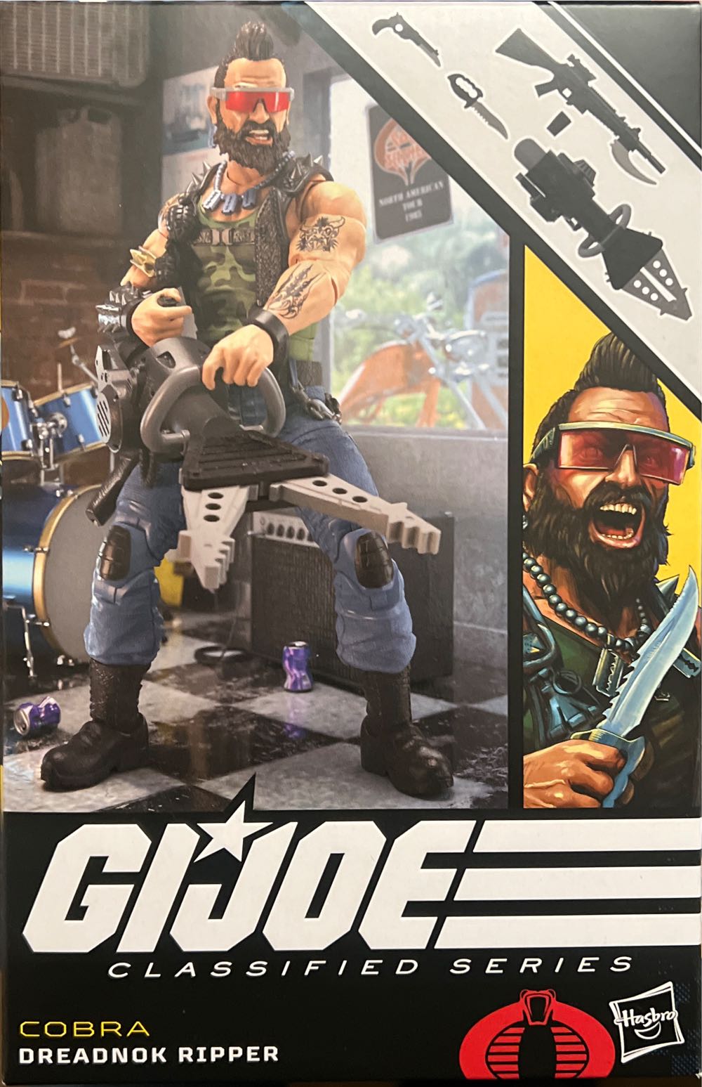 #102 Dreadnok Ripper - Hasbro (G.I. Joe) action figure collectible [Barcode 5010996132895] - Main Image 2