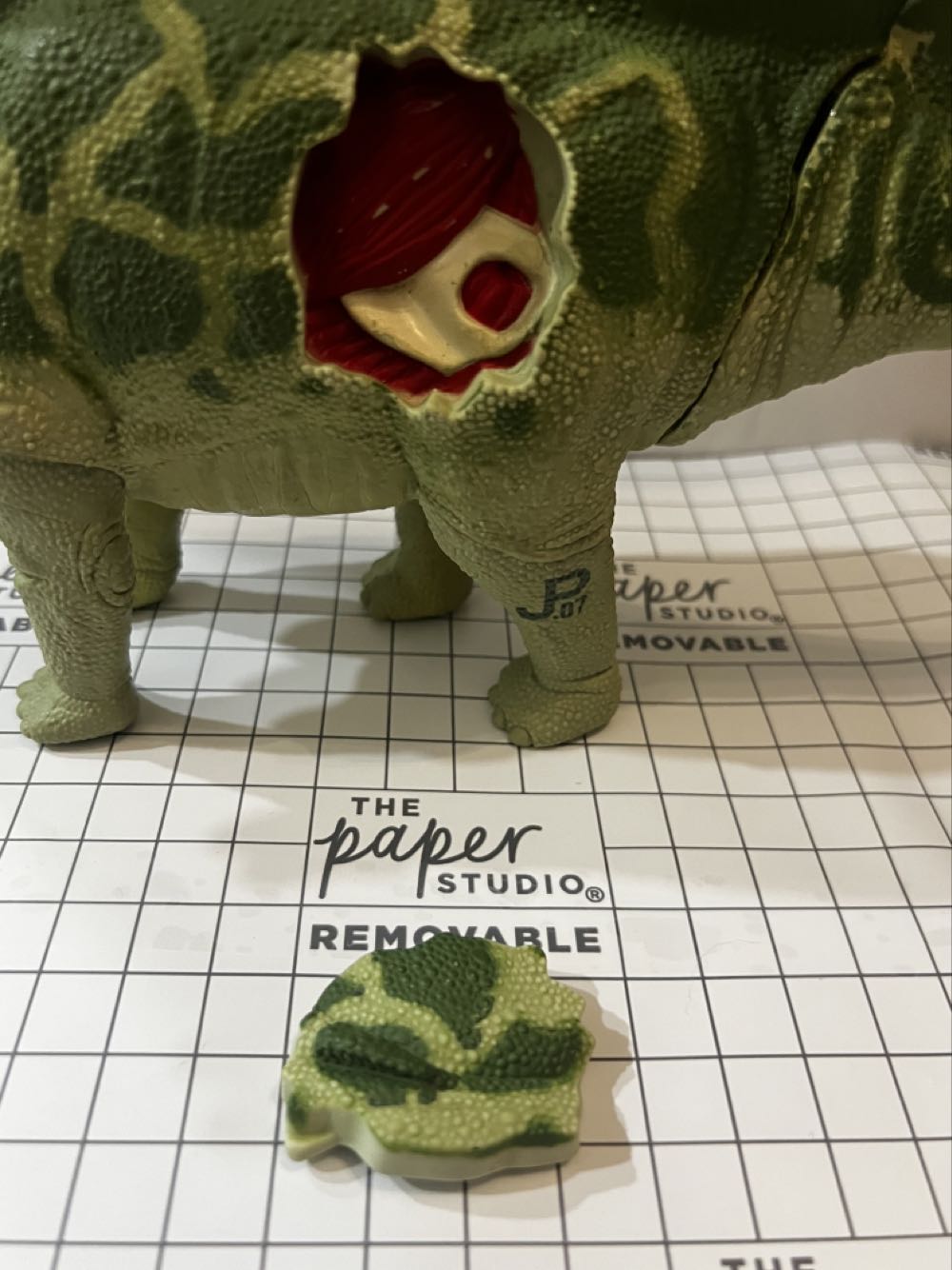 JP07 Stegosaurus - Jurassic Park - Series 1 - Kenner (Jurassic Park Series 1) action figure collectible - Main Image 3