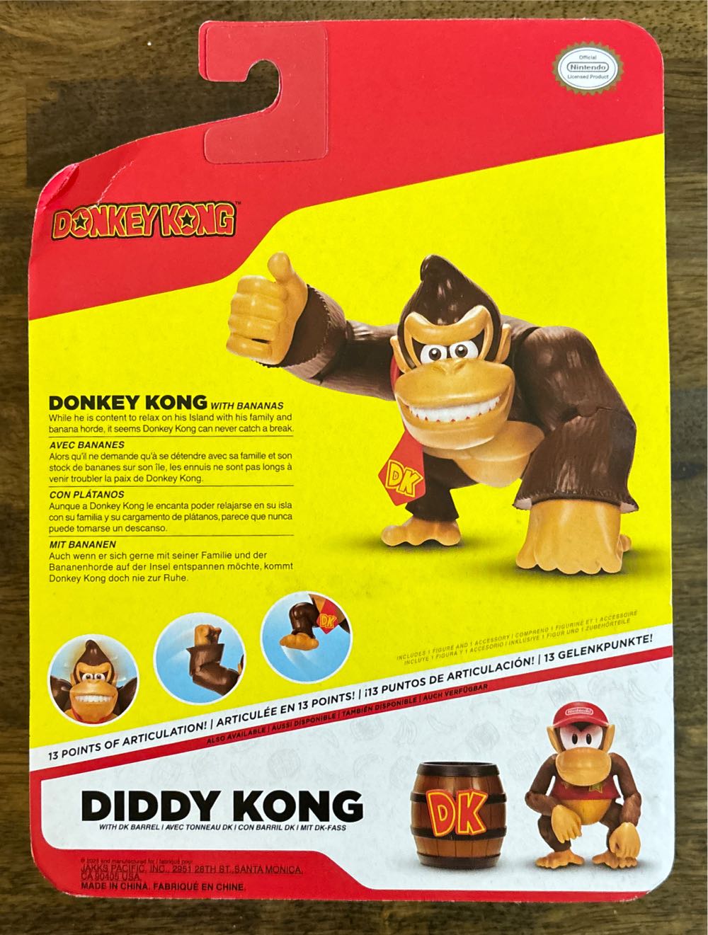 Donkey Kong Country - Donkey Kong - Jakks Pacific (Arcade: Nintendo) action figure collectible [Barcode 192995417885] - Main Image 4