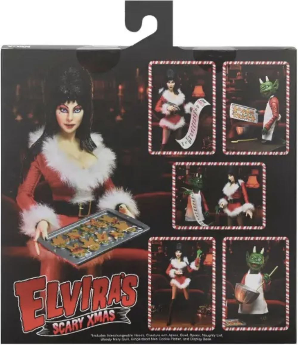Elvira - Christmas (Elvira’s Very Scary X-Mas) action figure collectible [Barcode 634482560815] - Main Image 2