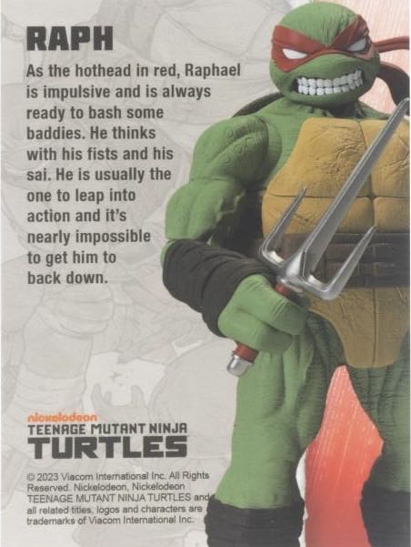 Teenage Mutant Ninja Turtles BST AXN Comic Heroes Raphael - The Loyal Subjects/ BST AXN (Teenage Mustant Ninja Turtles) action figure collectible - Main Image 2