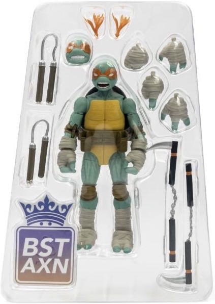 Teenage Mutant Ninja Turtles BST AXN Comic Heroes Michelangelo - The Loyal Subjects/BST AXN (Teeange Mutant Ninja Turtles) action figure collectible - Main Image 3