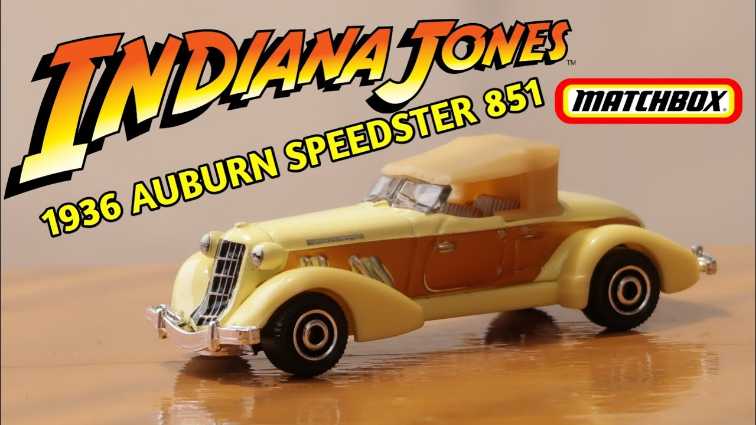 1936 Auburn Speedster 851 Indiana Jones - Matchbox (Matchbox) action figure collectible [Barcode 035995307827] - Main Image 2