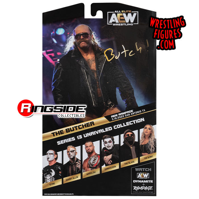 The Butcher - Jazwares (AEW) action figure collectible [Barcode 191726485100] - Main Image 2