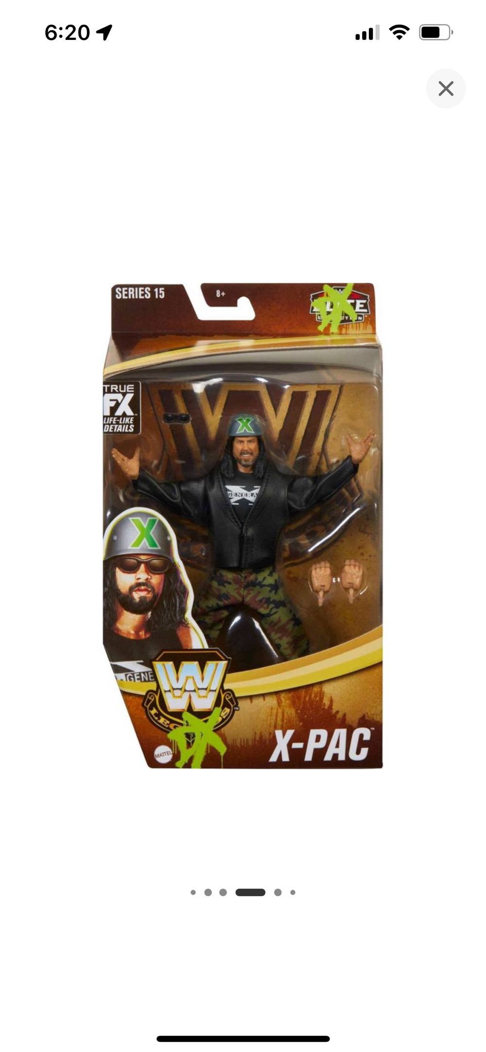 WWE - X Pac - Elite - Mattell action figure collectible - Main Image 3