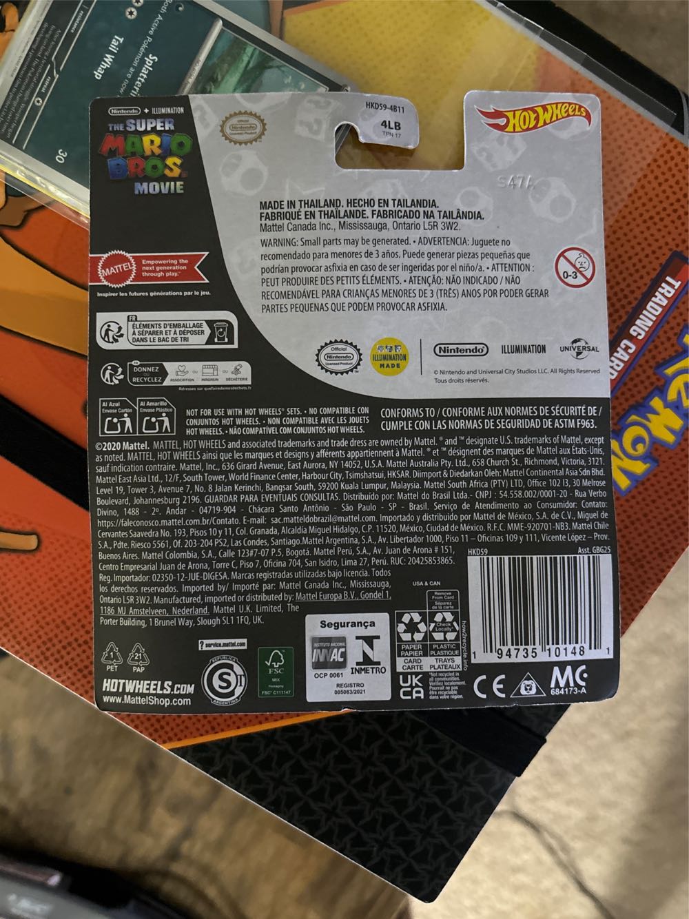 Hot Wheels: The Super Mario Bros. Movie: Koopa Troopa - Hotwheels (The Super Mario Bros. Movie) action figure collectible [Barcode 194735101481] - Main Image 2