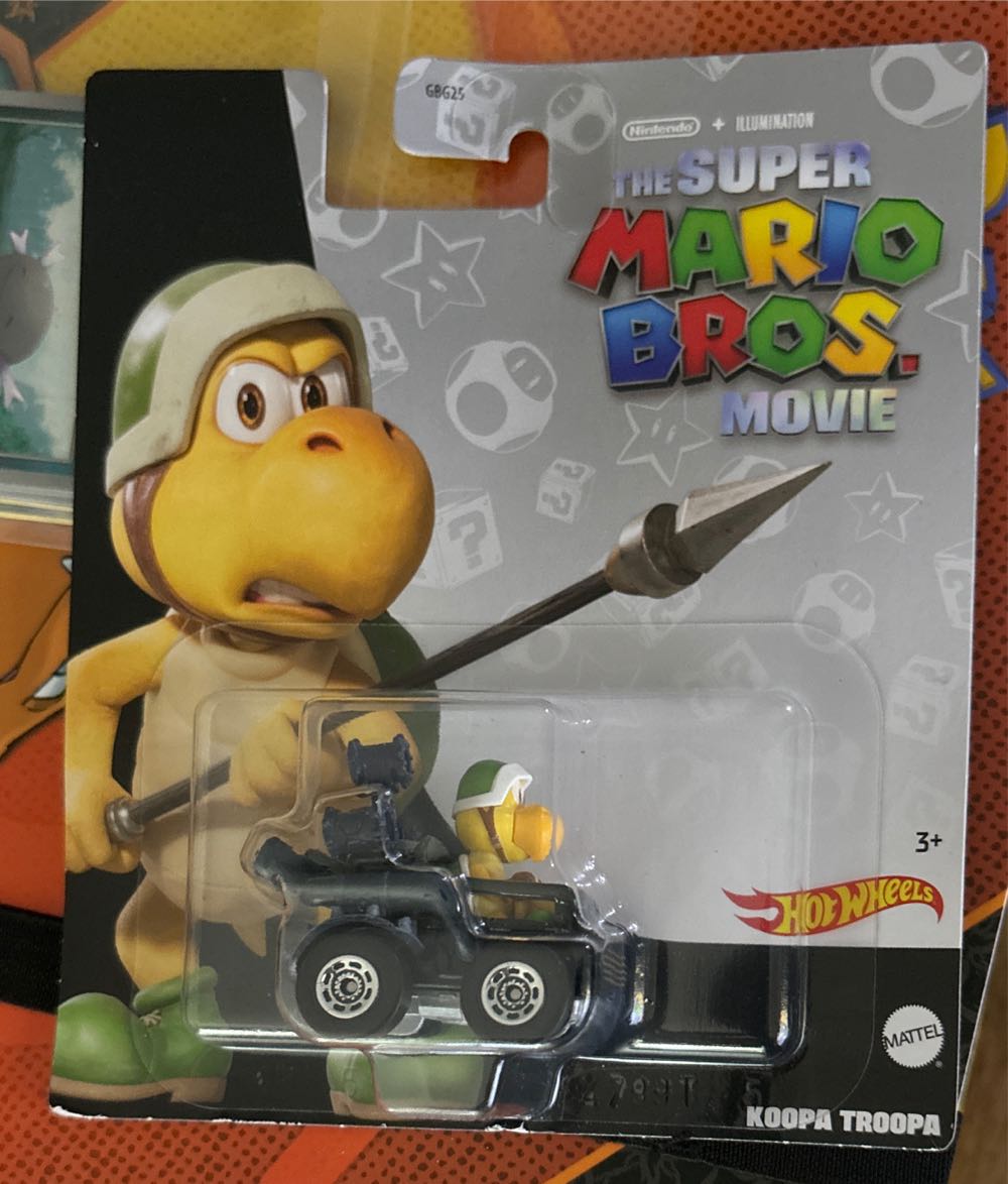 Hot Wheels: The Super Mario Bros. Movie: Koopa Troopa - Hotwheels (The Super Mario Bros. Movie) action figure collectible [Barcode 194735101481] - Main Image 3