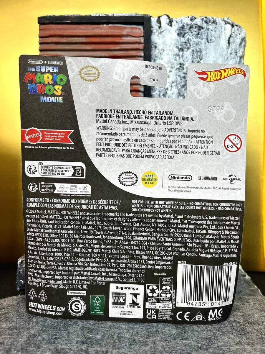 Hot Wheels: The Super Mario Bros. Movie: Toad - Mattel (Hot Wheels) (Hot Wheels Super Mario Bros Movie) action figure collectible [Barcode 194735101474] - Main Image 2