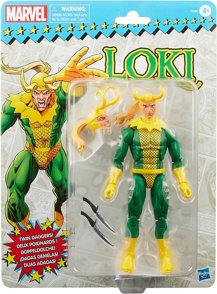 Thor: Loki (Retro) - Hasbro (Marvel Legends) action figure collectible - Main Image 4
