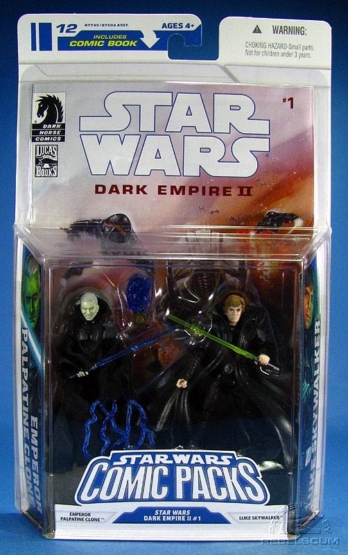 Star Wars: Clone Emperor Palpatine (Dark Empire II) - Hasbro (Star Wars: Comic Packs) action figure collectible - Main Image 2