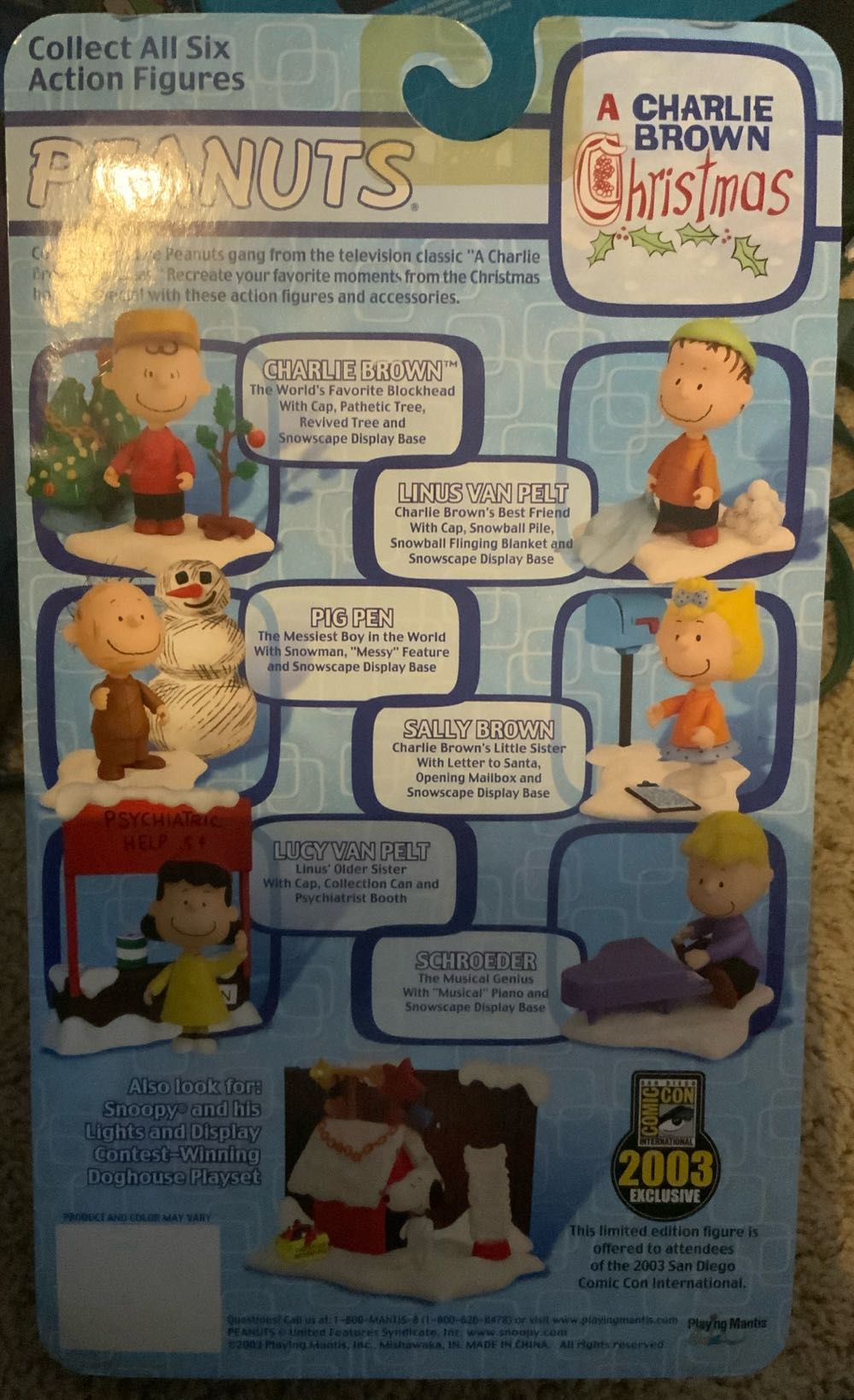 Charlie Brown w/Snoopy 2003 SDCC Exclusive  action figure collectible - Main Image 2