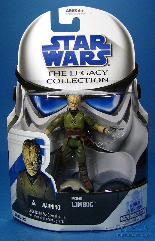 Star Wars: Pons Limbic (BD-35) - Hasbro (Star Wars: Legacy Collection) action figure collectible - Main Image 2