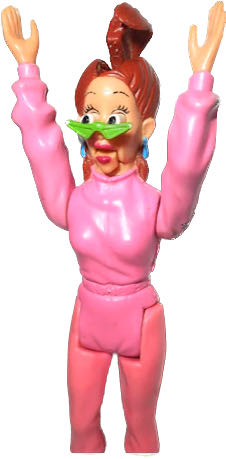 Kenner The Real Ghostbusters Fright Features - Janine Melnitz - Kenner (The Real Ghostbusters) action figure collectible - Main Image 3