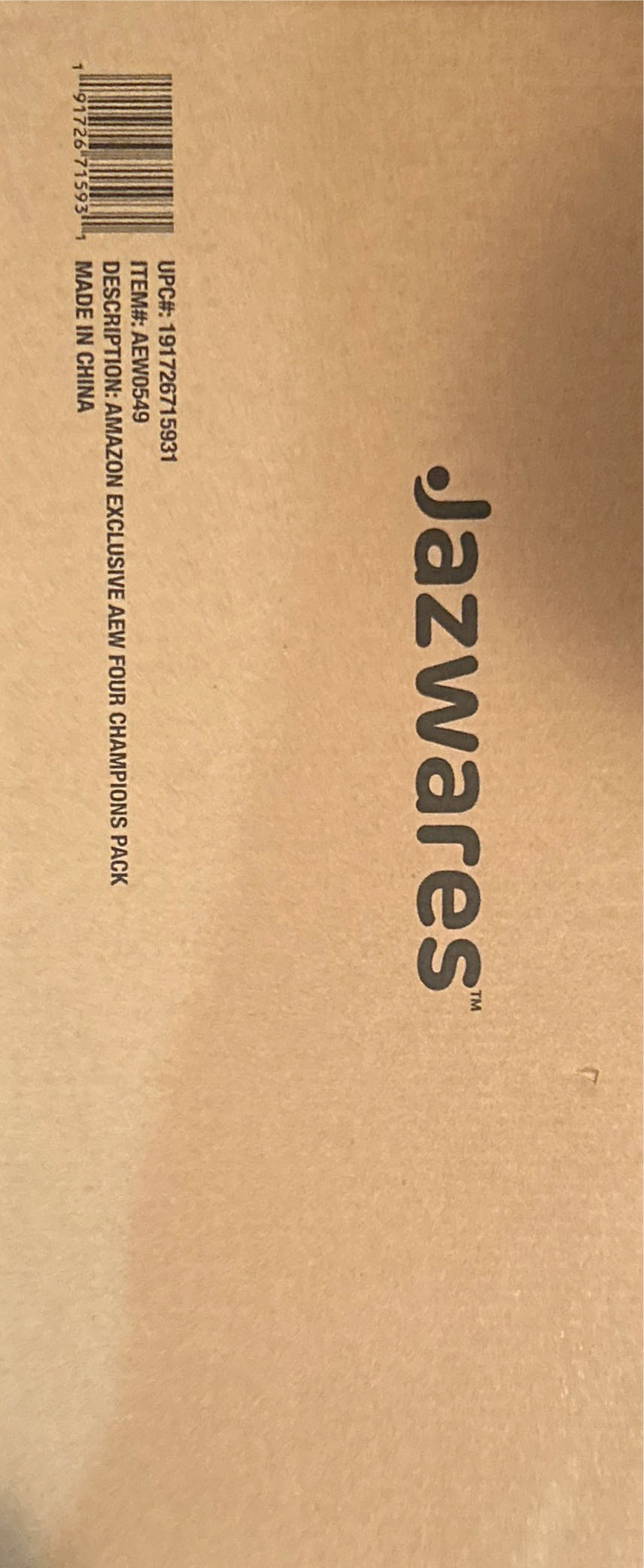 AEW Four Pack (Wardlow, MJF, Orange Cassidy, Thunder Rosa) - Jazwares LLC (AEW Unrivaled) action figure collectible [Barcode 191726715931] - Main Image 2