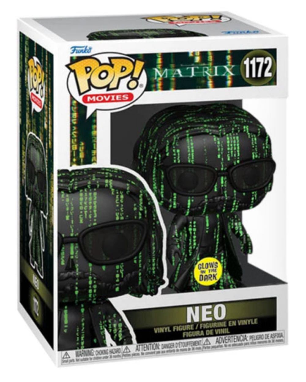 Neo (BAM! Exclusive) Glows In The Dark - Funko (The Matrix) action figure collectible [Barcode 889698603829] - Main Image 2