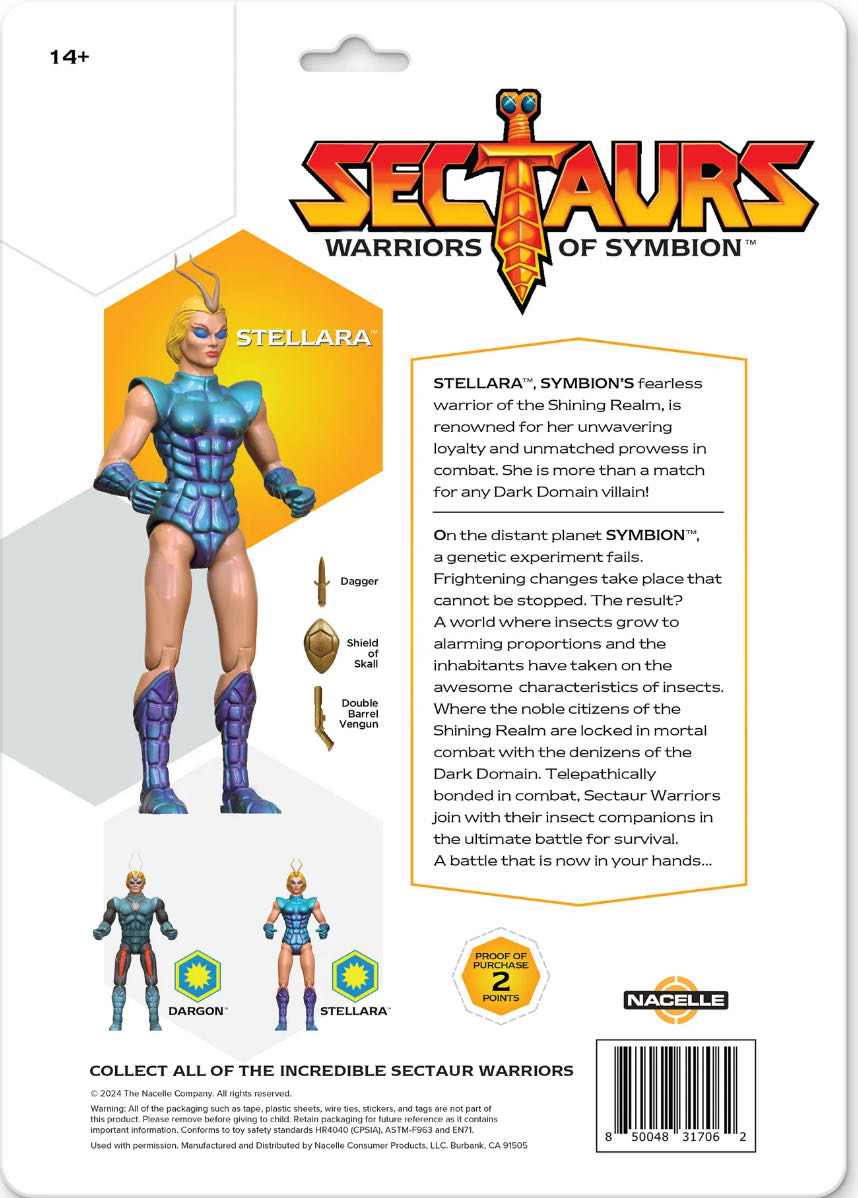 Sectaurs Stellara - Nacelle (Sectaurs Warriors Of Symbion) action figure collectible [Barcode 850048317062] - Main Image 4