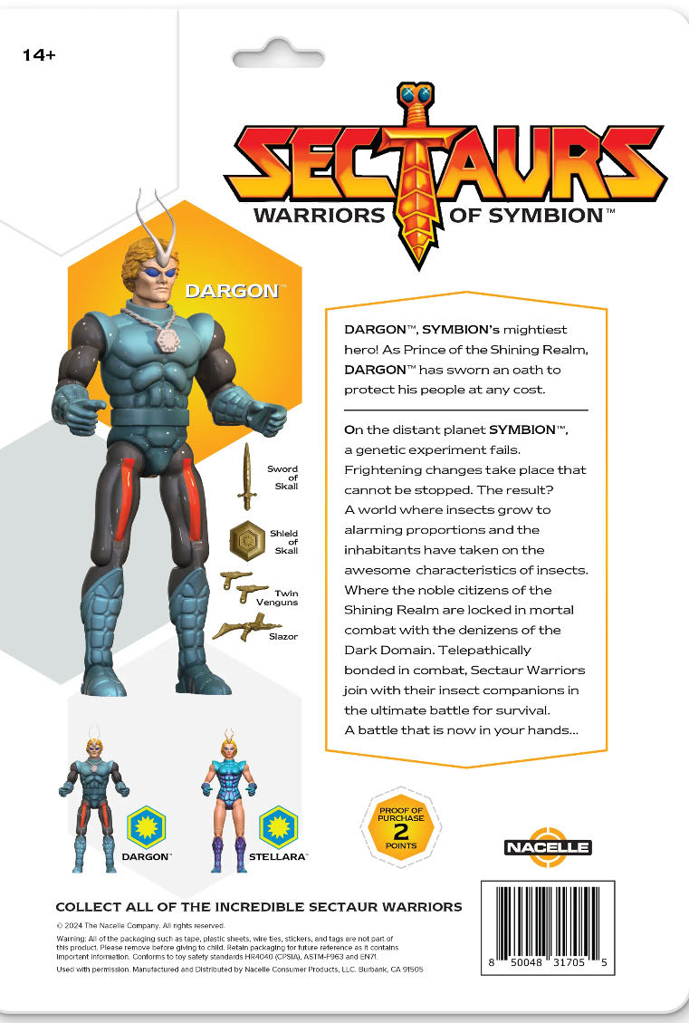 Sectaurs - Warriors Of Symbion - Dargon - Nacelle (Sectaurs Warriors Of Symbion) action figure collectible [Barcode 850048317055] - Main Image 4