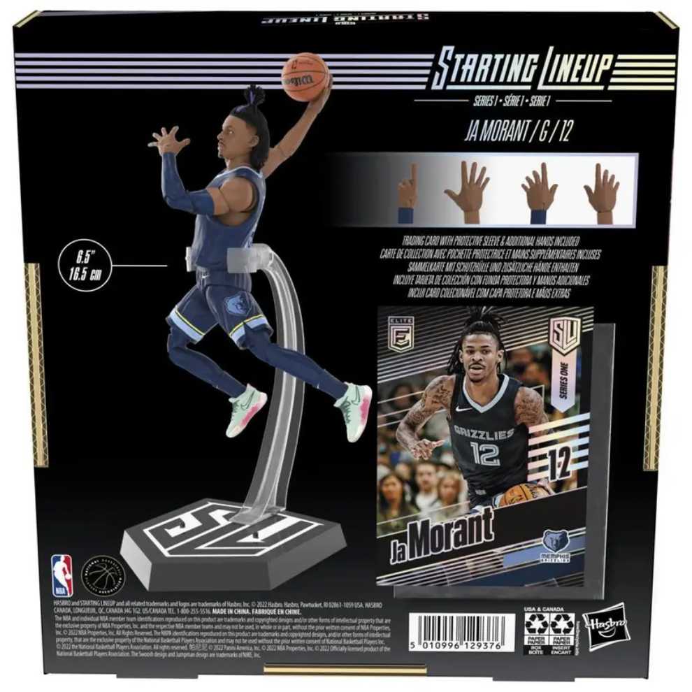 Ja Morant - Hasbro (NBA Starting Lineup) action figure collectible - Main Image 2