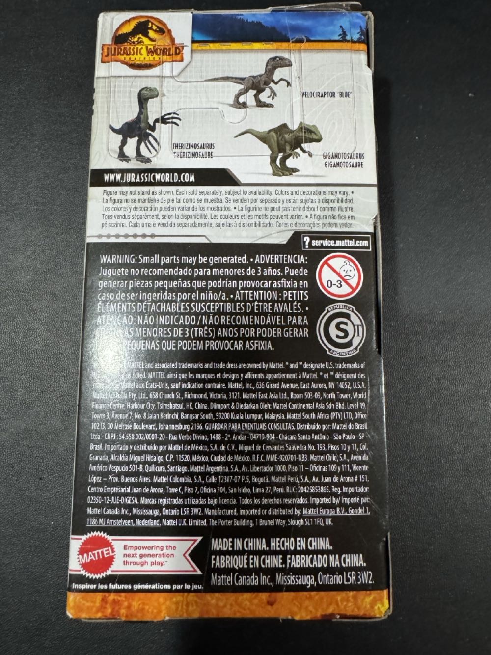 Therizinosaurus - Jurassic World - GWT49 GWT51  action figure collectible [Barcode 887961946819] - Main Image 2