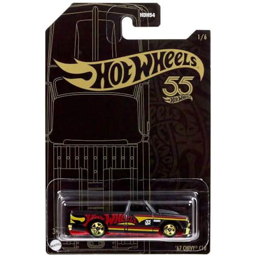 Hot Wheels HDh54 55th Anniversary Series 1 6 ’67 Chevy C10 Exclusive  action figure collectible [Barcode 194735113170] - Main Image 1
