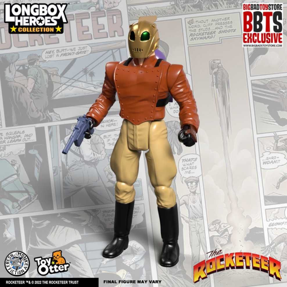 The Rocketeer Long box Heroes - Fresh Monkey Fiction/Remco (Longbox Heroes Collection) action figure collectible [Barcode 658580014605] - Main Image 3