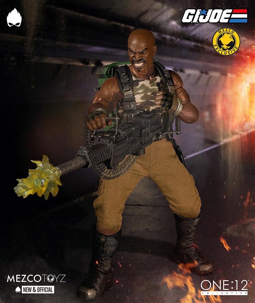 Mezco - One:12 Collective - GI Joe - Roadblock 6” Action Figure - Mezco Toys (One:12 Collective - GI Joe) action figure collectible - Main Image 3