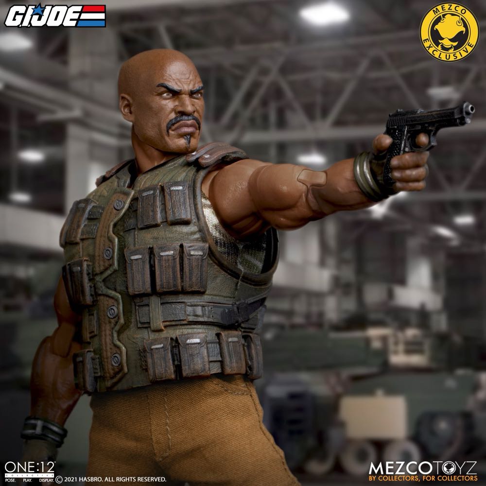 Mezco - One:12 Collective - GI Joe - Roadblock 6” Action Figure - Mezco Toys (One:12 Collective - GI Joe) action figure collectible - Main Image 4