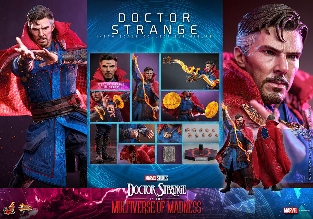 Hot Toys Doctor Strange Multiverse of Madness - Hot Toys action figure collectible [Barcode 4895228611468] - Main Image 3