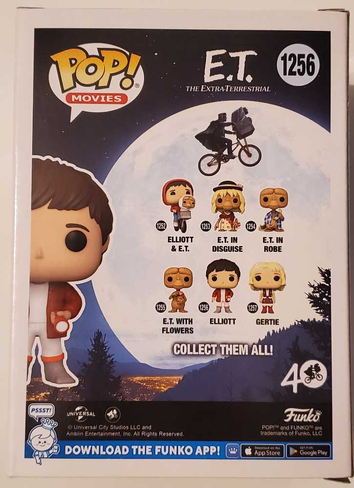 E.T. The Extra-Terrestrial 40th Anniversary  - Funko (Funko Pop! Movies) action figure collectible [Barcode 889698639934] - Main Image 4