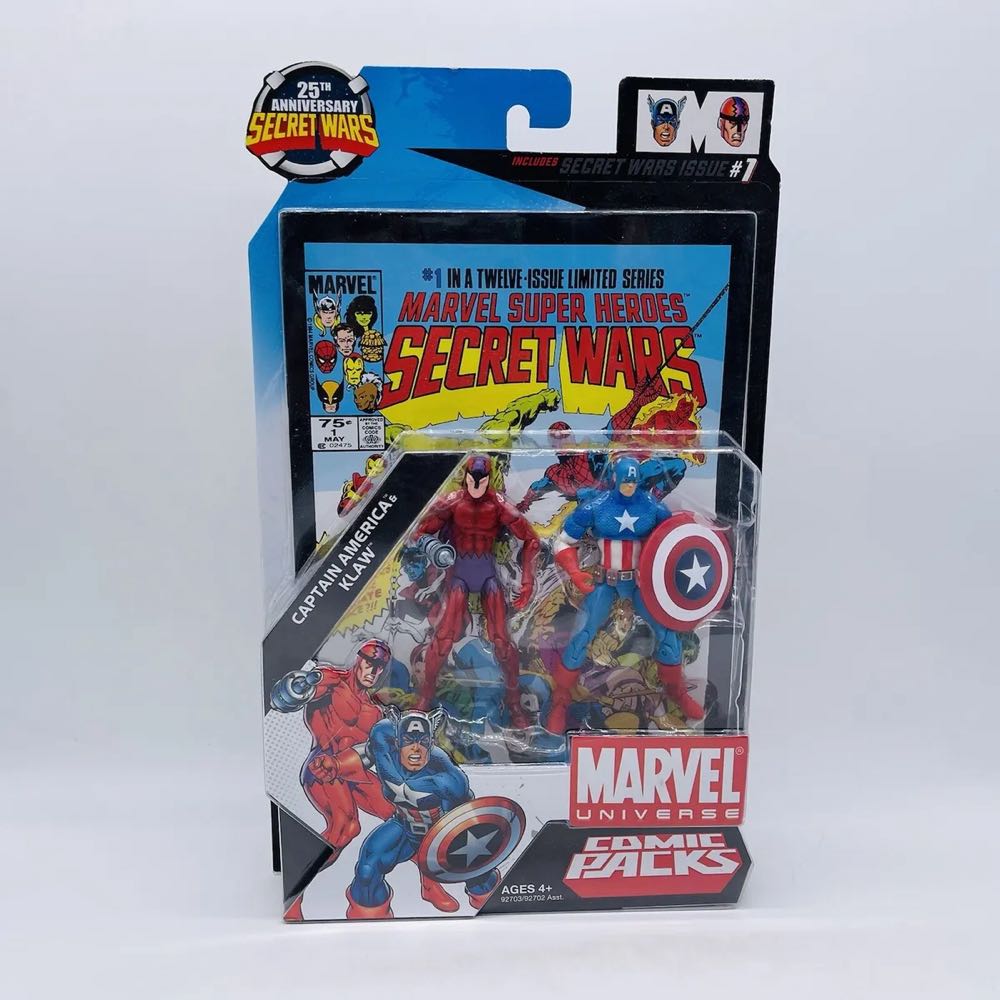 Marvel: Captain America (Secret Wars)  (Marvel Universe: Comic Packs) action figure collectible - Main Image 2