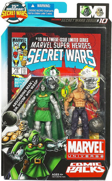 Marvel: Dr. Doom (Secret Wars) - Hasbro (Marvel Universe: Comic Packs) action figure collectible - Main Image 2