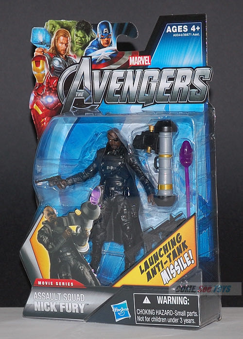 Marvel: Nick Fury (Assault Squad) Movie Series (17) - Hasbro (Marvel Avengers Movie Series) action figure collectible - Main Image 2