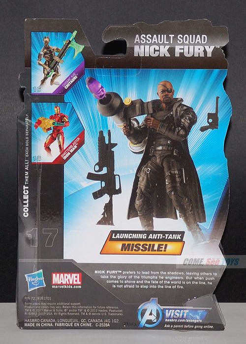 Marvel: Nick Fury (Assault Squad) Movie Series (17) - Hasbro (Marvel Avengers Movie Series) action figure collectible - Main Image 4