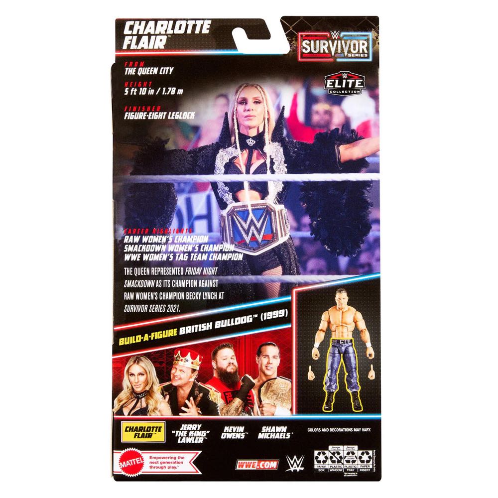WWE Charlotte Flair- Survivor Series Elite - Mattel (WWE Elite Survivor Series 6) action figure collectible [Barcode 194735154272] - Main Image 2