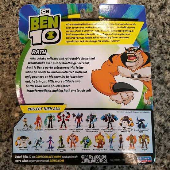 Rath - Playmates (Ben 10) action figure collectible - Main Image 2