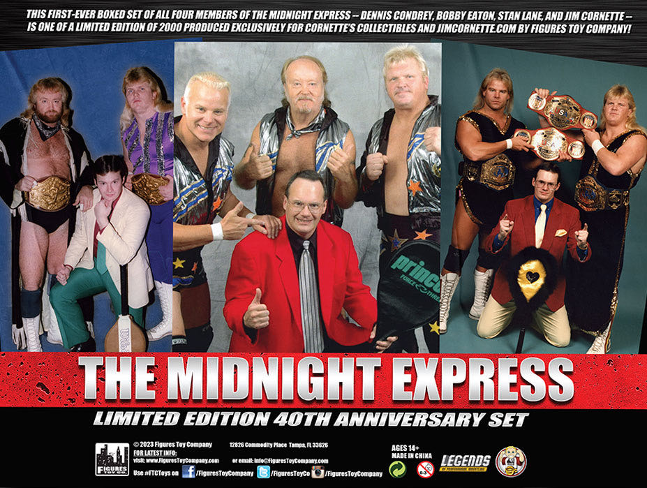 The Midnight Express - Figures Toy Company (FTC Legends of Professional Wrestling Midnight Express Boxed Set) action figure collectible - Main Image 2