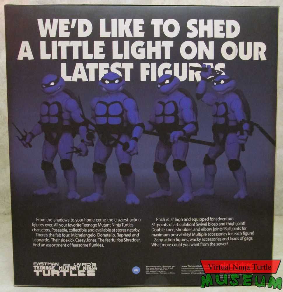 BST AXN Eastman and Laird’s Fresh from the Shadows ’Midnight Turtles’ - The Loyal Subjects (TMNT BST AXN) action figure collectible [Barcode 850031460935] - Main Image 2