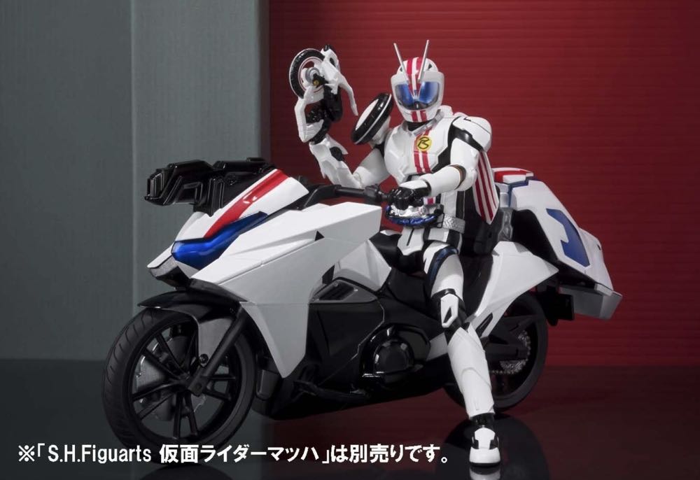 Kamen Rider Bike Bandai Tamashii Nations S.h.figuarts Ride Macher ”kamen Rider Drive” Action Figure - Bandai S.H. Figuarts Tamashii Nations action figure collectible [Barcode 4543112935670] - Main Image 3