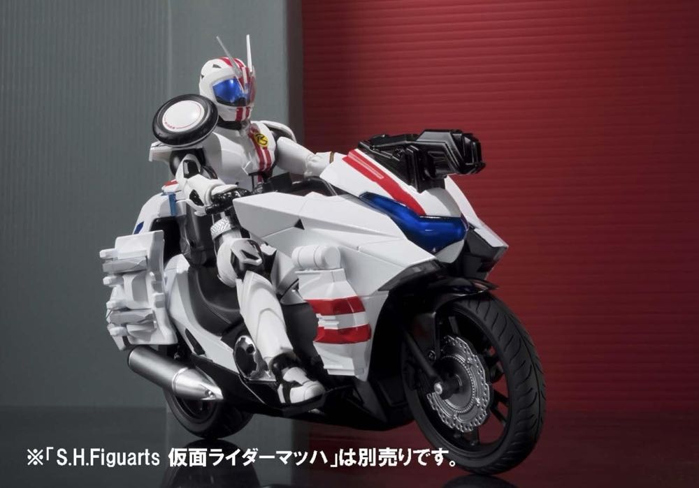 Kamen Rider Bike Bandai Tamashii Nations S.h.figuarts Ride Macher ”kamen Rider Drive” Action Figure - Bandai S.H. Figuarts Tamashii Nations action figure collectible [Barcode 4543112935670] - Main Image 4