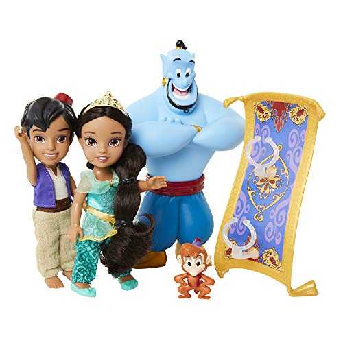 Disney Princess Jasmine & Aladdin Doll Petite Storytelling Gift Set  (Disney Storytime) action figure collectible [Barcode 039897861838] - Main Image 1