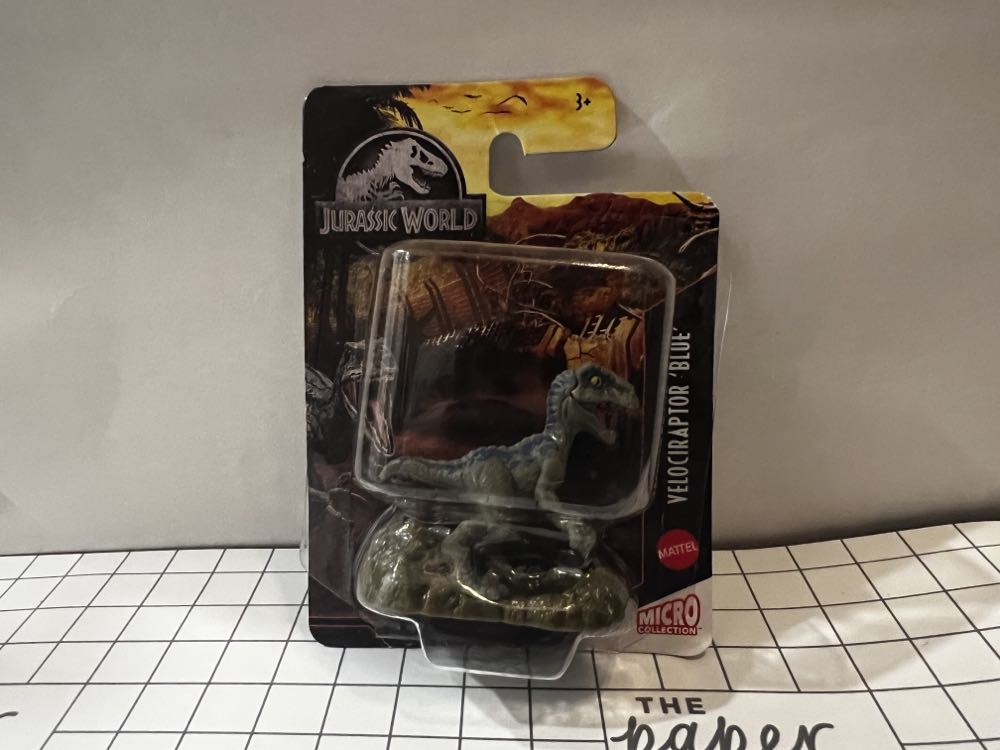 Velociraptor Blue Micro Collection - Mattel (Jurassic World) action figure collectible - Main Image 2