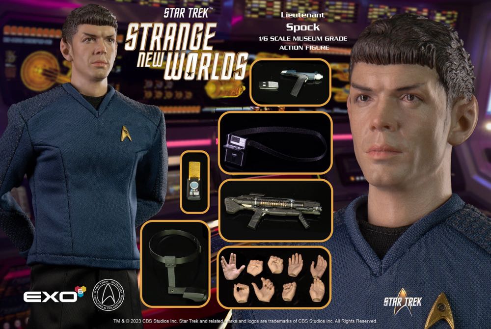 Star Trek: Strange New Worlds - Lieutenant Spock - EXO-6 (Star Trek Universe) action figure collectible - Main Image 2