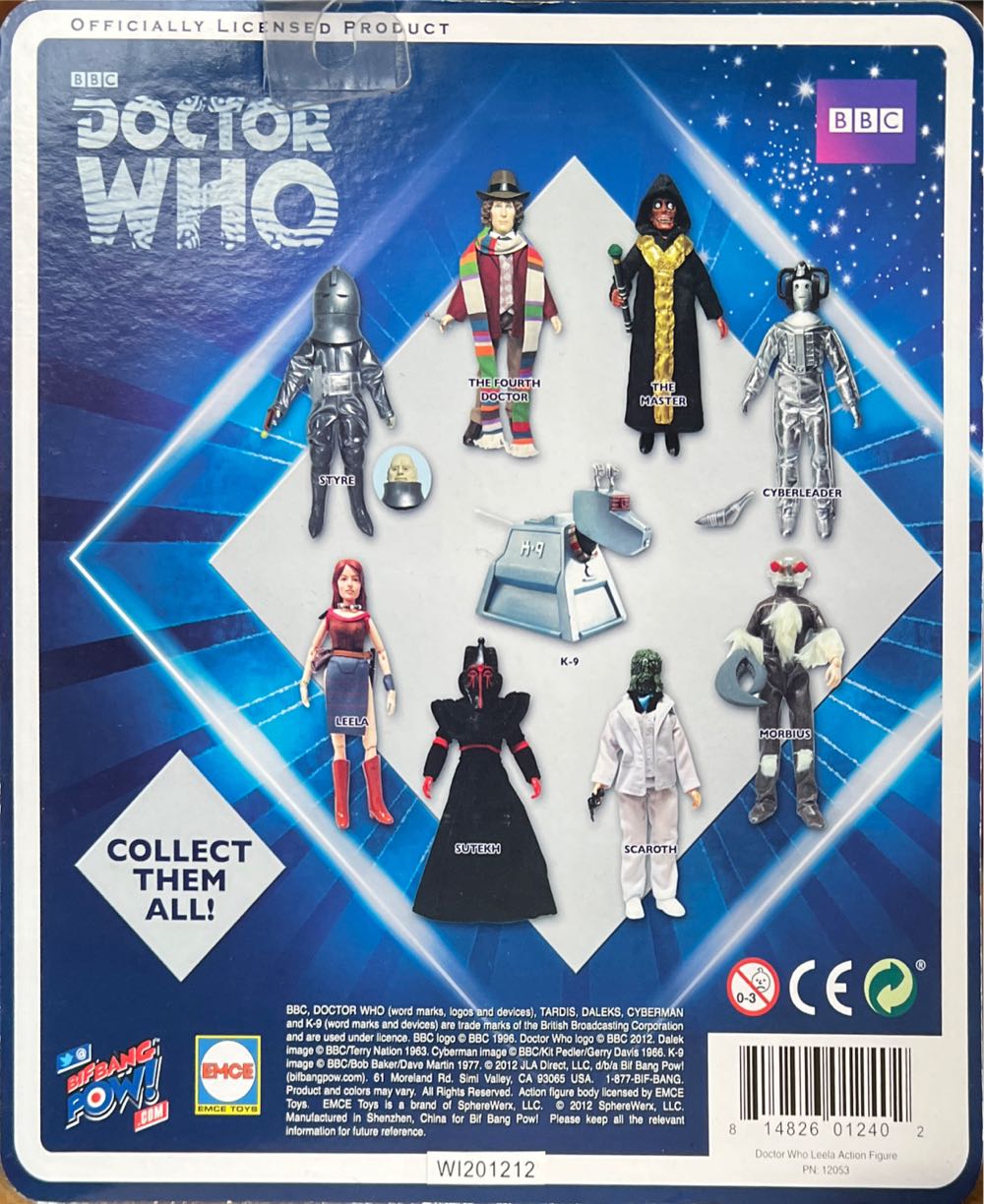 Doctor Who Leela Bif Bang Pow - Bif Bang Pow!/EMCE (BBC Doctor Who) action figure collectible [Barcode 814826012402] - Main Image 2