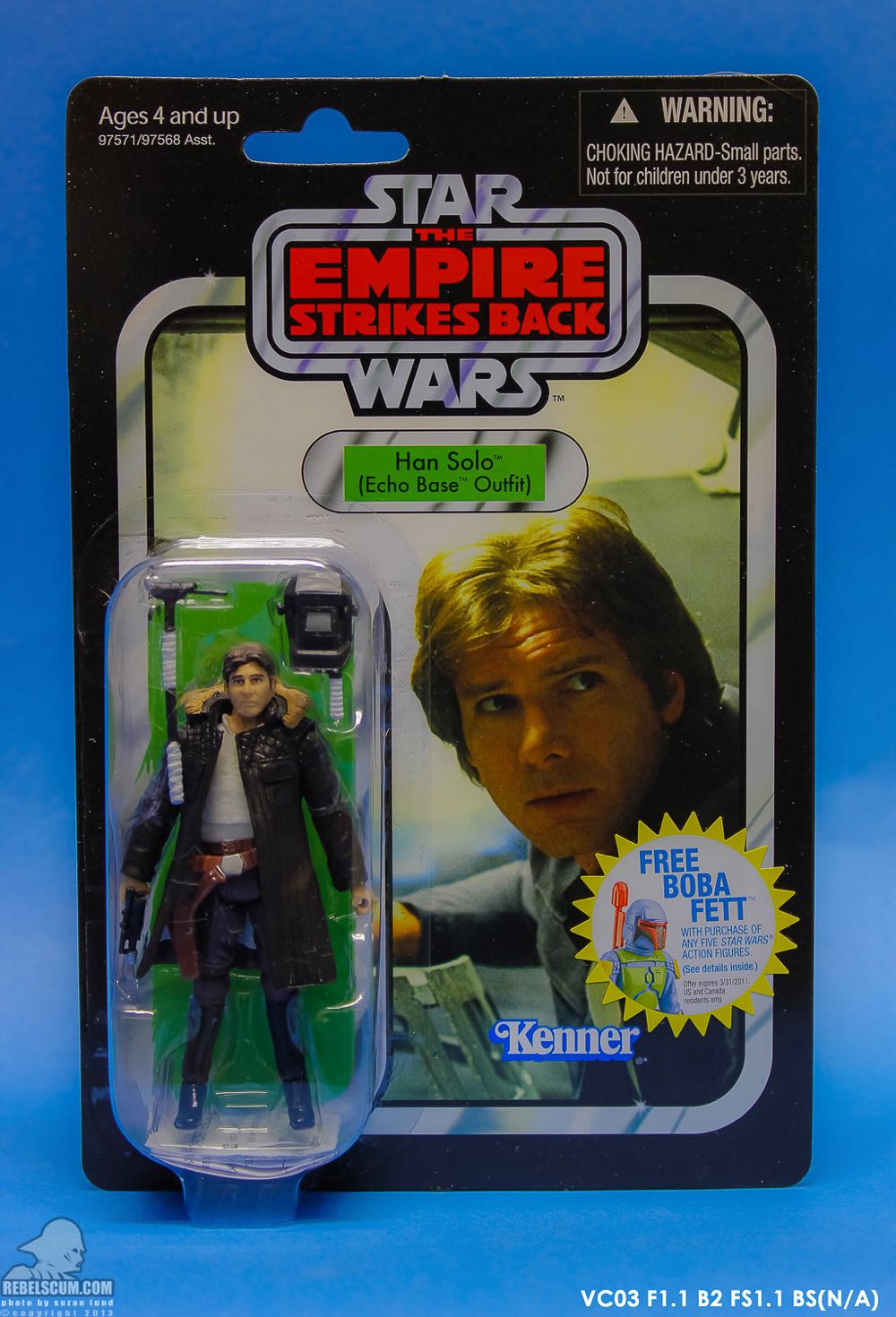 Star Wars: Han Solo (Echo Base) (VC03) - Kenner/Hasbro (Star Wars: The Vintage Collection: The Empire Strikes Back) action figure collectible - Main Image 2