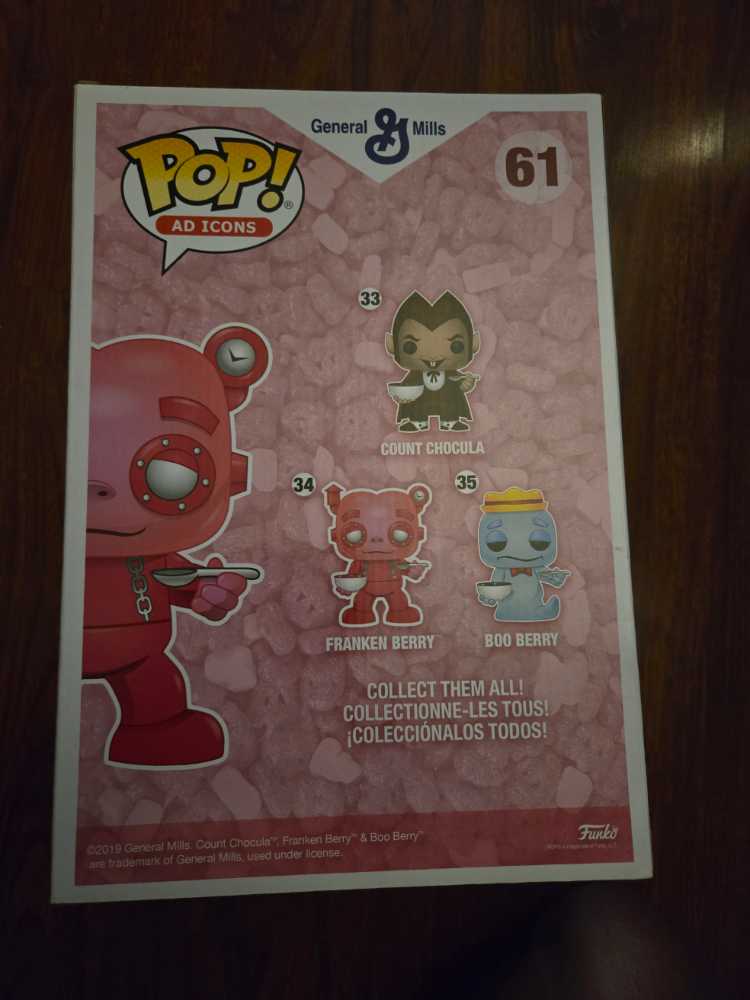 Funko Cereal: Franken Berry # 61 10 Inch Shop Exclusive LE - Funko (Funko Cereal) action figure collectible [Barcode 889698439626] - Main Image 2