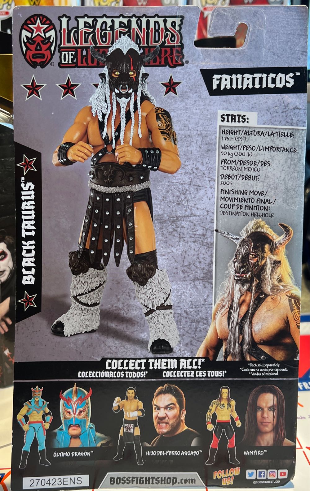 Black Taurus - Boss Fight (Lucha Libre) action figure collectible - Main Image 2